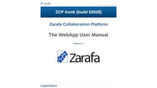 
                            1. Zarafa Collaboration Platform