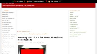 
                            5. zatmoney.club - it is a Fraudulent Work-From-Home …