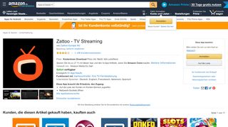 
                            3. Zattoo - TV Streaming: Amazon.de: Apps für Android