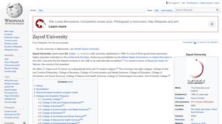 
                            3. Zayed University - Wikipedia
