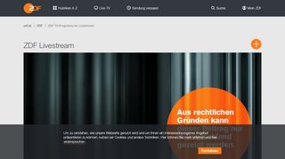 
                            9. ZDF TV-Programm im Livestream - ZDFmediathek