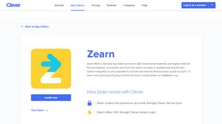 
                            8. Zearn - Clever application gallery | Clever