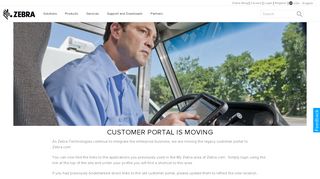 
                            4. Zebra Technologies - Customer Portal Migration