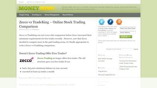 
                            9. Zecco vs TradeKing - Online Stock Trading Comparison