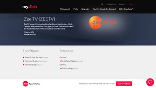 
                            5. Zee TV (ZEETV) on DISH | MyDISH Station Details