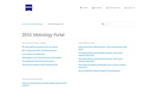 
                            4. ZEISS Metrology Portal – Carl Zeiss Industrial Metrology