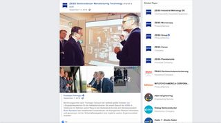 
                            8. ZEISS Semiconductor Manufacturing ... - facebook.com
