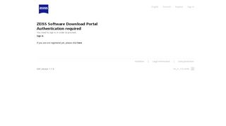 
                            6. ZEISS Software Download Portal