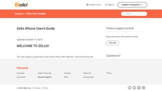 
                            2. Zello iPhone User's Guide – Zello Support