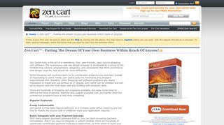
                            1. Zen Cart™ - Putting the dream of your own business within ...