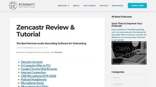 
                            7. Zencastr Review & Tutorial Video | How to Use Zencastr for ...