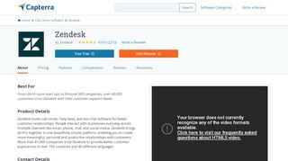 
                            7. Zendesk Reviews and Pricing - 2019 - Capterra
