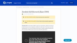 
                            9. Zendesk Sell (formerly Base CRM) - PieSync Help Center