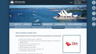 
                            3. Zenith Business Academy (ZBA) - Schools in Australia
