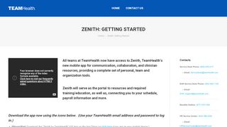 
                            1. Zenith: Getting Started - TeamHealth Help