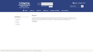 
                            3. Zenith Hygiene Webstore. Register