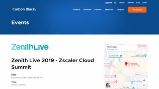 
                            3. Zenith Live 2019 - Zscaler Cloud Summit | Carbon Black