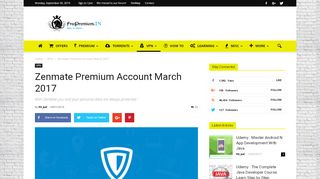 
                            10. Zenmate Premium Account March 2017 - Free Premium