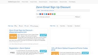 
                            4. Zenni Email Sign Up Discount - getsetcoupon.com