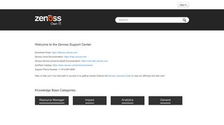 
                            4. Zenoss Support