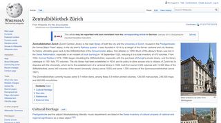 
                            9. Zentralbibliothek Zürich - Wikipedia