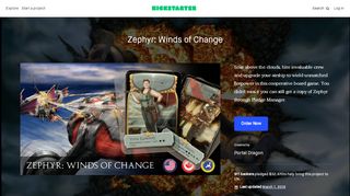 
                            9. Zephyr: Winds of Change by Portal Dragon — Kickstarter