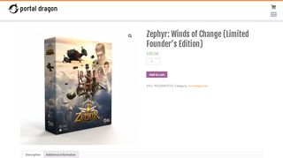 
                            6. Zephyr: Winds of Change (Limited Founder's Edition) – Portal Dragon