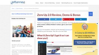 
                            9. Zero Up 2.0 Review, Demo & Bonus by REAL CUSTOMER