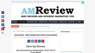 
                            10. Zero Up Review – Honest Review by Real Student & Special ...