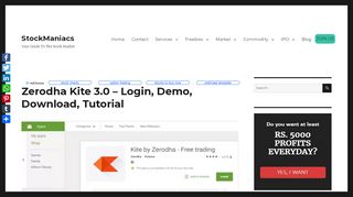 
                            6. Zerodha Kite 3.0 - Login, Demo, Download, Tutorial ...