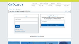 
                            2. ZEUS INDUSTRIAL PRODUCTS Login