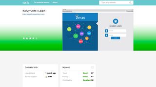 
                            4. zeus.karvyonline.com - Karvy CRM | Login - Zeus Karvy Online