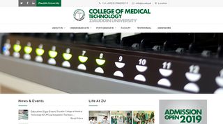 
                            8. Ziauddin College of Medical Technology - ZCMT