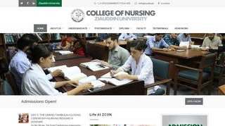 
                            4. Ziauddin College of Nursing - ZCON