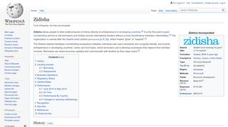 
                            3. Zidisha - Wikipedia