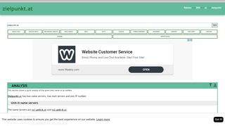 
                            8. Zielpunkt.at has two name servers, two mail servers and ...