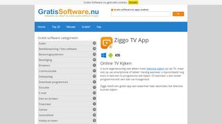 
                            6. Ziggo TV App Downloaden » Gratis Televisie Kijken App