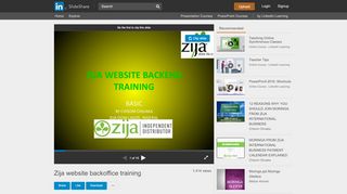 
                            8. Zija website backoffice training - slideshare.net