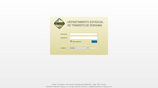 
                            6. Zimbra Web Client Sign In - correio.detran.rr.gov.br