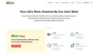 
                            9. Zoho - Cloud Software Suite and SaaS Applications for Businesses