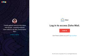 
                            10. Zoho Mail Login - Sign in to your Zoho Mail …