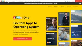 
                            5. Zoho One - Suite of Integrated Apps to Run Your Business