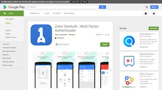 
                            6. Zoho OneAuth - Multi Factor Authenticator - Apps …