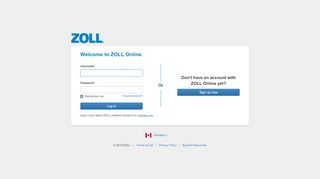 
                            2. ZOLL Online - Log in