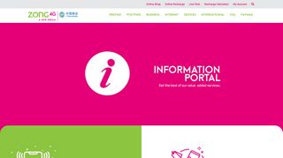 
                            5. Zong 4G Value Added Services – Information Portal