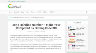 
                            7. Zong Helpline Number Code – Helpline Number Of Zong ...