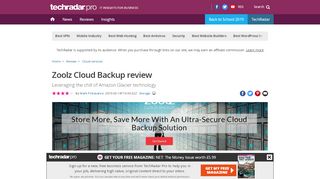 
                            10. Zoolz Cloud Backup review | TechRadar