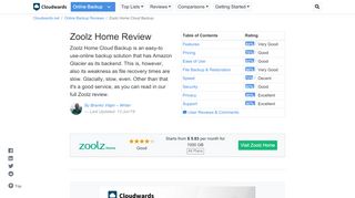 
                            9. Zoolz Home Cloud Backup Review - Updated 2019