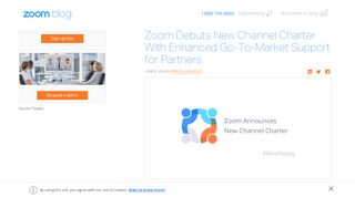 
                            8. Zoom Debuts New Channel Charter With Enhanced Go ... - Zoom Blog