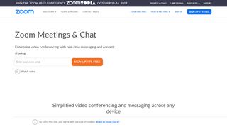 
                            4. Zoom Meetings - Zoom